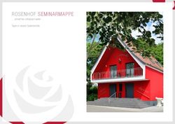 ROSENHOF SEMINARMAPPE - schnell hier, erfolgreich weiter Tagen in unserer Gedankenvilla - Hotel Rosenhof