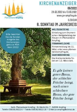 KIRCHENANZEIGER 8. SONNTAG IM JAHRESKEIS 0,30 EUR - Erzbistum M&uuml;nchen