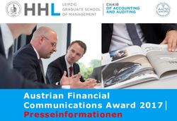 Austrian Financial Communications Award 2017 Presseinformationen - Investors' Darling