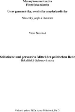 Stilistische und persuasive Mittel der politischen Rede - Masarykova univerzita Filozofická fakulta Ústav germanistiky, nordistiky a ...