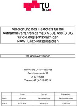 Verordnung des Rektorats f&uuml;r die Aufnahmeverfahren gem&auml;&szlig; 63a Abs. 8 UG f&uuml;r die englischsprachigen NAWI Graz-Masterstudien - TU Graz