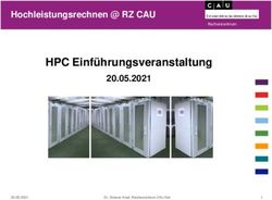 HPC Einf&uuml;hrungsveranstaltung - Hochleistungsrechnen @ RZ CAU 20.05.2021