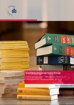Vorlesungsverzeichnis - Zwei-Fach-Bachelor - &Ouml;ffentliches Recht 60 LP Pr&uuml;fungsversion Wintersemester 2014/15 - PULS