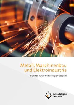 Metall, Maschinenbau und Elektroindustrie - DE - Westpfalz