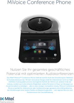 MIVOICE CONFERENCE PHONE - NUTZEN SIE IHR GESAMTES GESCH&Auml;FTLICHES POTENZIAL MIT OPTIMIERTEN AUDIOKONFERENZEN - COM ADVICE