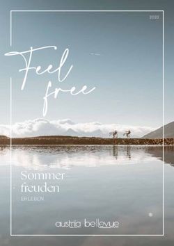 Sommer-freuden ERLEBEN 2022 - Austria Bellevue