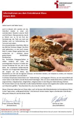 Informationen aus dem Kreisdekanat Kleve Ostern 2021