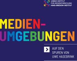 Medien-uMgebungen Auf den Spuren von uwe HASebrink - Hans-Bredow-Institut