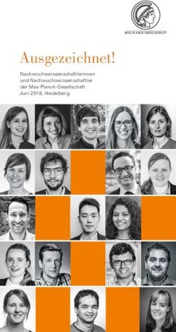 Ausgezeichnet! Nachwuchswissenschaftlerinnen und Nachwuchswissenschaftler der Max-Planck-Gesellschaft Juni 2018, Heidelberg