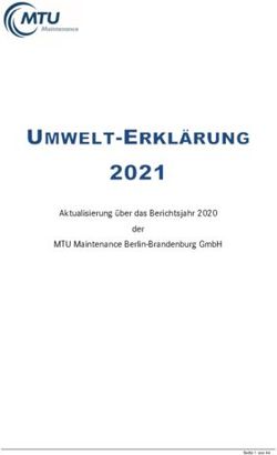 Aktualisierung &uuml;ber das Berichtsjahr 2020 der MTU Maintenance Berlin-Brandenburg GmbH