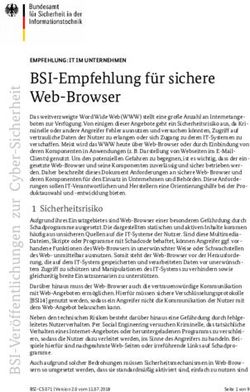 BSI-Empfehlung für sichere Web-Browser - Allianz für Cybersicherheit
