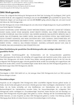 SMA Werksgarantie - Online Shop