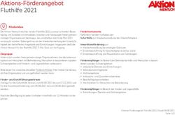 Aktions-Förderangebot Fluthilfe 2021 - Förderidee