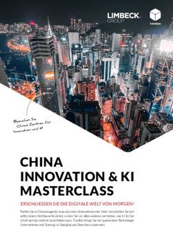 CHINA INNOVATION & KI MASTERCLASS