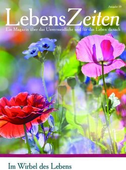 LebensZeiten - Im Wirbel des Lebens - Ein Magazin über das Unvermeidliche und für das Leben danach - Bestattungshaus Haller