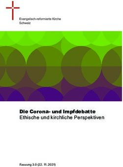 Die Corona- und Impfdebatte Ethische und kirchliche Perspektiven - Fassung 3.0 (22. 11. 2021)