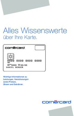 Alles Wissenswerte &uuml;ber Ihre Karte - cornercard.ch