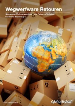 Wegwerfware Retouren Greenpeace-Umfrage zum Kauf - und Retouren-Verhalten bei Online-Bestellungen