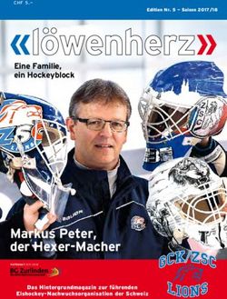 "l&ouml;wenherz" - Markus Peter, der Hexer-Macher - Eine Familie, ein Hockeyblock - ZSC Lions