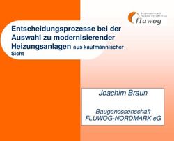 Entscheidungsprozesse bei der Auswahl zu modernisierender - Heizungsanlagen aus kaufm&auml;nnischer Sicht