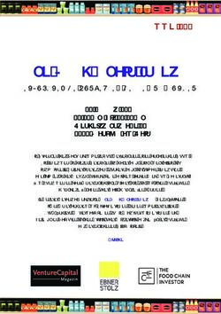 The Food Chain Investor - Sommer 2019 - VC-Magazin