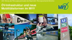 ÖV-Infrastruktur und neue Mobilitätsformen im MVV - Sitzung des Planungsausschusses des Regionalen Planungsverbands München - region ...