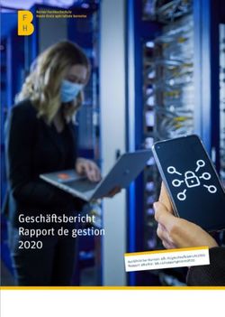 Gesch&auml;ftsbericht Rapport de gestion 2020 - Berner ...