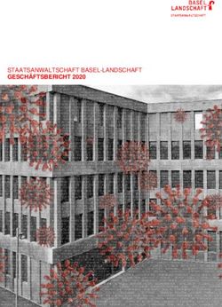 STAATSANWALTSCHAFT BASEL-LANDSCHAFT GESCH&Auml;FTSBERICHT 2020