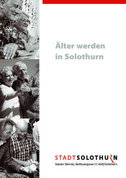 &Auml;lter werden in Solothurn