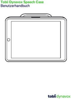 TOBII DYNAVOX SPEECH CASE BENUTZERHANDBUCH - MYTOBIIDYNAVOX