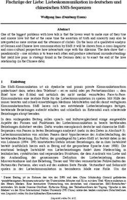 Fischz&uuml;ge der Liebe: Liebeskommunikation in deutschen und chinesischen SMS-Sequenzen