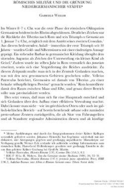 R&Ouml;MISCHES MILIT&Auml;R UND DIE GR&Uuml;NDUNG NIEDERGERMANISCHER ST&Auml;DTE* - Brill