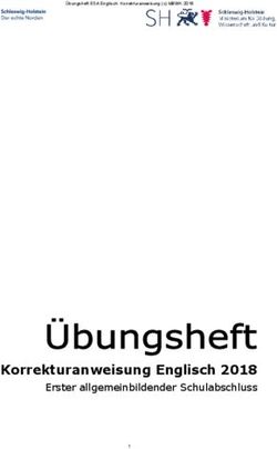 Korrekturanweisung Englisch 2018 - Erster allgemeinbildender Schulabschluss - Zentrale Abschlüsse in ...