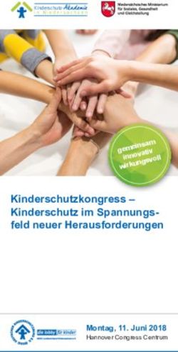 Kinderschutzkongress - Kinderschutz im Spannungsfeld neuer Herausforderungen - i v - Kinderschutz in Niedersachsen