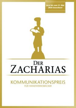 KOMMUNIKATIONSPREIS F&Uuml;R HANDWERKSB&Auml;CKER - Jetzt bis zum 31. Mai 2020 bewerben! - Ulmer Spatz