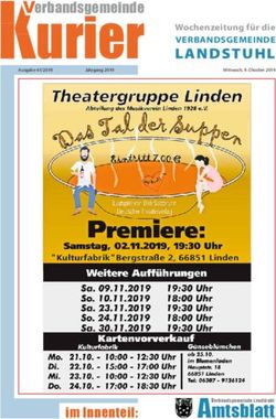 Kurier LandstuhL Wochenzeitung f&uuml;r die Verbandsgemeinde - Verbandsgemeinde Landstuhl