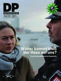 Woher kommt blo&szlig; der Hass auf uns? 04/20 - Gewerkschaft der Polizei