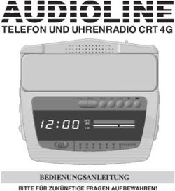 TELEFON UND UHRENRADIO CRT 4G - BEDIENUNGSANLEITUNG BITTE F&Uuml;R ZUK&Uuml;NFTIGE FRAGEN AUFBEWAHREN!