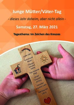 Junge M&uuml; er/V&auml;ter-Tag - Samstag, 27. M&auml;rz 2021 Tagesthema: Im Zeichen des Kreuzes