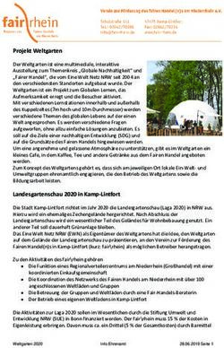 Projekt Weltgarten - fair-rhein