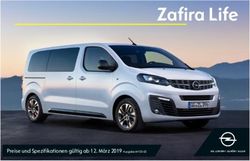 Zafira Life - Preise und Spezifikationen gültig ab 12. März 2019 Ausgabe:MY20-02 - Opel