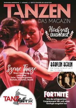 Szene T&auml;nze - Tanzfabrik Ahrensburg