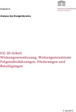 UG 20-Arbeit Wirkungsorientierung, Wirkungsorientierte Folgenabschätzungen, Förderungen und Beteiligungen - Analyse des Budgetdienstes