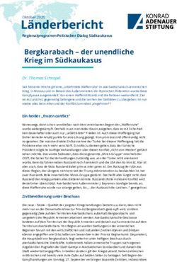 Bergkarabach - der unendliche Krieg im Südkaukasus