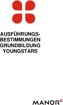 AUSF&Uuml;HRUNGS-BESTIMMUNGEN GRUNDBILDUNG YOUNGSTARS