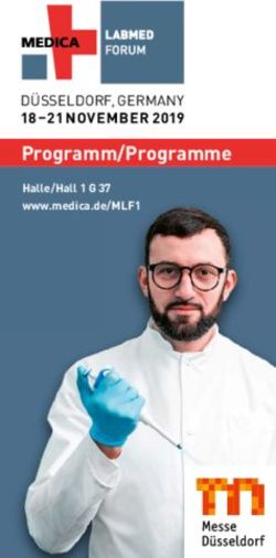 Programm/Programme D&Uuml;SSELDORF, GERMANY - 18 21 NOVEMBER 2019 - Medica