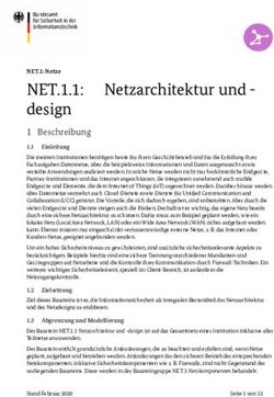 NET.1.1: Netzarchitektur und - design - 1 Beschreibung - BSI