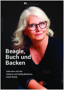 Beagle, Buch und Backen - Interview mit der Autorin und Selfpublisherin Anett Klose - Autorenwelt