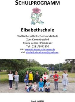 SCHULPROGRAMM Elisabethschule - Städtische katholische Grundschule Zum Karrenbusch 6 - Elisabethschule Lünen