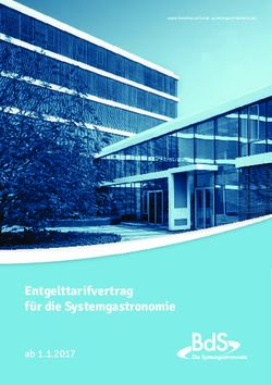 Entgelttarifvertrag f&uuml;r die Systemgastronomie - ab 1.1.2017 - Bundesverband der ...